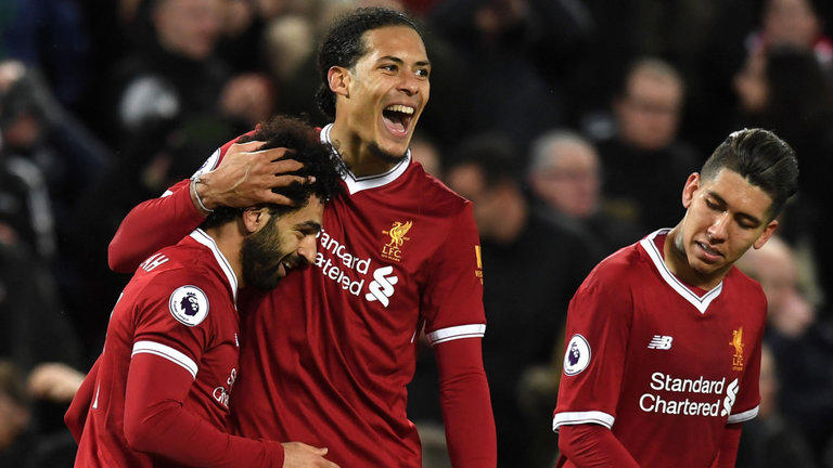  利物浦边锋萨拉赫状态火热单场独造四粒进球